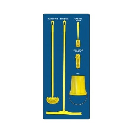 Accuform WET ZONE STOREBOARDS MAXDUTY PSB613BUYL PSB613BUYL